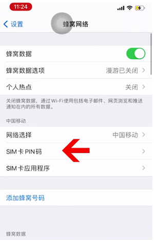 河西区街道苹果14维修网分享如何给iPhone14的SIM卡设置密码 