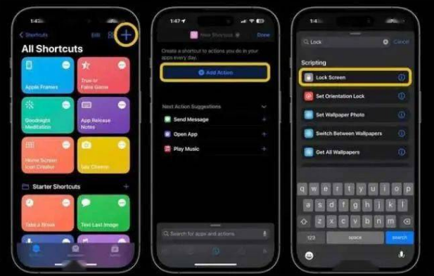 河西区街道苹果14锁屏维修店分享iPhone14升级iOS16.4后如何创建锁屏快捷方式 