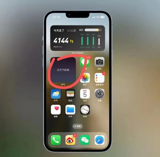 河西区街道苹果手机维修分享:iOS16主屏幕天气小组件无法正常工作怎么办？ 